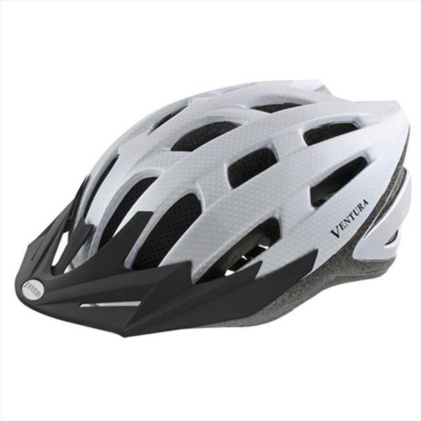 Ventura Ventura 731434 White Carbon Sport Helmet Medium 731434